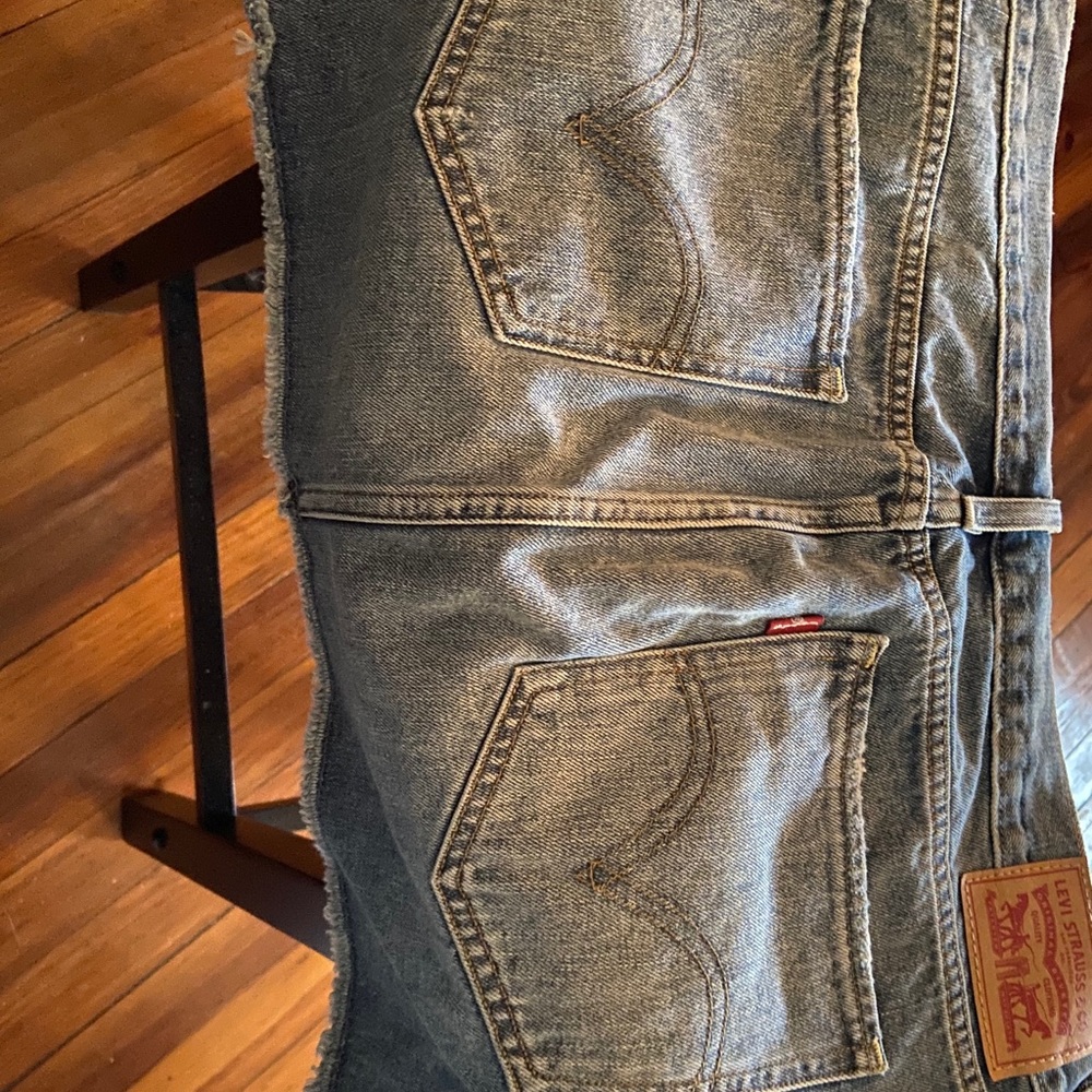 Levi mini denim skirt